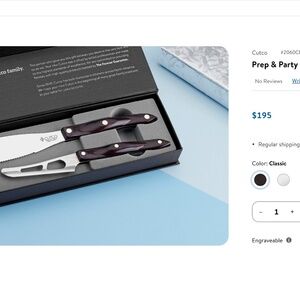 Cutco Prep and Party Gift Set - Brand New - TWO AVAILABLE